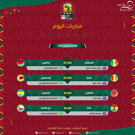 مباريات اليوم كاس افريقيا